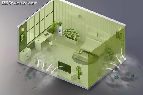 結(jié)合了美國航天局的靈感和花盆家居裝飾的凈化器產(chǎn)品設計